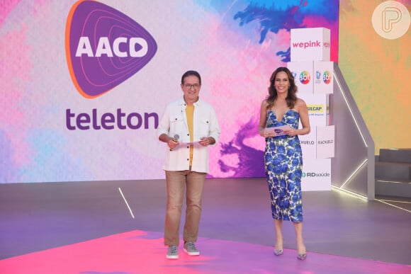 Ana Furtado e Carlos Tramontina apresentaram o 'Teleton' e podem ganhar programa matinal diário no SBT em 2025