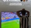 O Botafogo foi campeão da Libertadores e Larissa Manoela vibrou com o marido, André Luiz Frambach