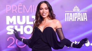 Prêmio Multishow 2024: Anitta repete look de grife usado por Fernanda Lima, esbanja elegância e web aclama. 'Rainha'