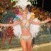Paolla Oliveira foi rainha de bateria da Grande Rio no Carnaval de 2009