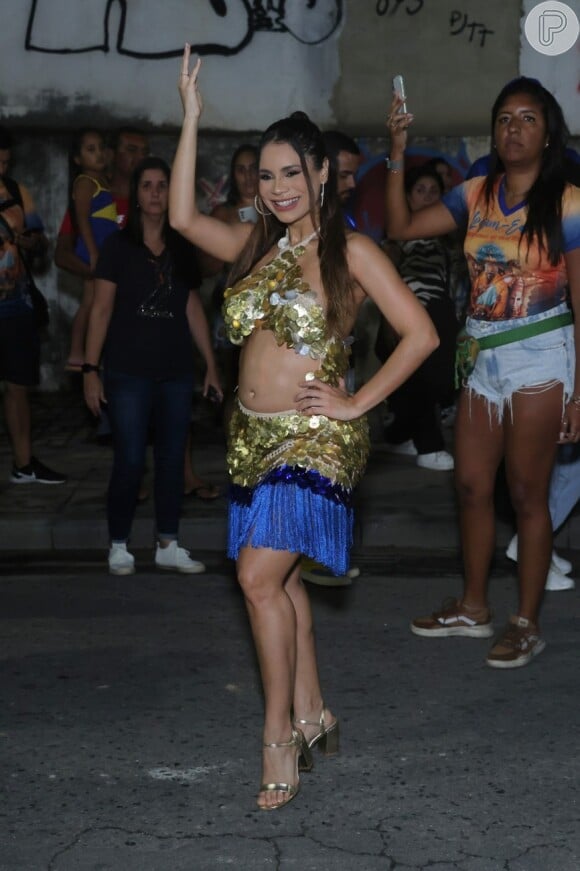 Lexa desde 2020 é a rainha de bateria da Unidos da Tijuca no carnaval