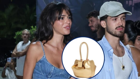 Bruna Marquezine prova que tem nova bolsa grifada favorita; o acessório é ideal para o Réveillon - e além dele. Saiba preço!