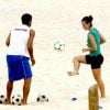 Em 2008, época em que atuava na novela das seis 'Ciranda de Pedra', da TV Globo, a atriz foi fotografada praticando atividades físicas em uma praia do Rio de Janeiro