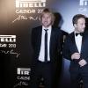 Owen Wilson e Stephen Dorff no tapete vermelho na festa de lançamento do calendário Pirelli 2013