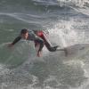 Cauã tem surfado quase todos os dias durante as suas férias