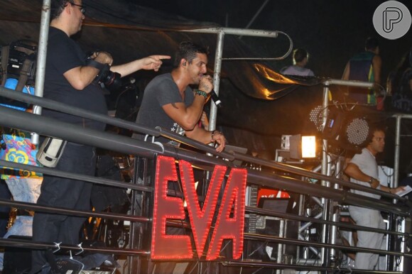 A Banda Eva agitou a micareta de Feira de Santana, na Bahia, em 25 de abril de 2013