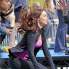 Megan Fox está com mechas ruivas no cabelo para filmar o remake de 'Tartarugas Ninja' em Nova York, Estados Unidos