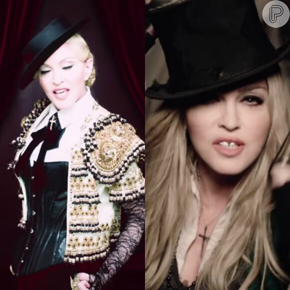 A rainha do pop já havia interpretado uma toureira sensual no clipe de 'Living For Love' e arrasou na cartola