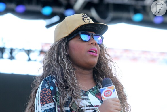 Ludmilla fez o público dançar no show em homenagem ao Dia do Trabalho