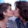 Isabella Santoni e Rafael Vitti chegaram a assumir namoro no 'Encontro com Fátima Bernardes' com direito a um beijinho