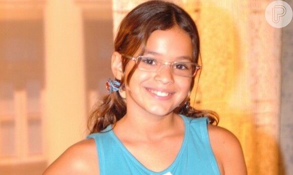 Com 11 anos, Bruna Marquezine interpretou a personagem Lurdinha em 'Cobras & Lagartos'
