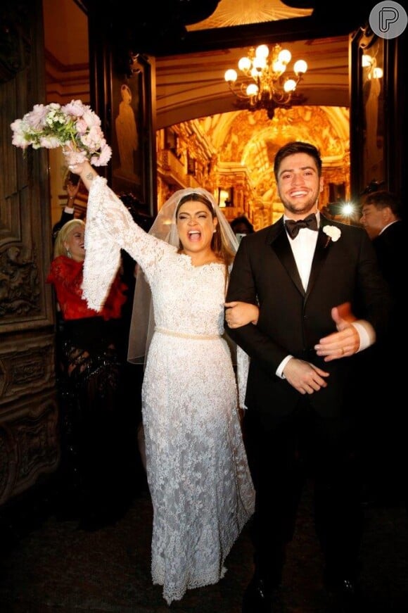 Preta Gil e Rodrigo Godoy se casaram nesta terça-feira, 12 de maio de 2015, na Igreja Nossa Senhora do Carmo da antiga Sé, no Centro do Rio de Janeiro