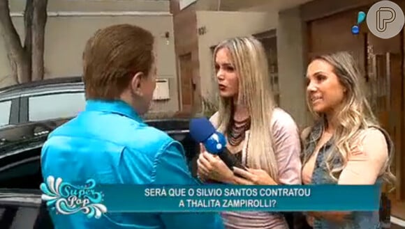 A modelo transex Thalita Zampirolli pediu um programa infantil na emissora de Silvio Santos
