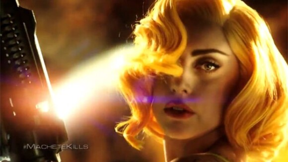 Lady Gaga aparece armada em trailer de seu primeiro filme, 'Machete Kills'