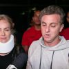 Luciano Huck e Angélica deixam hospital após acidente de avião