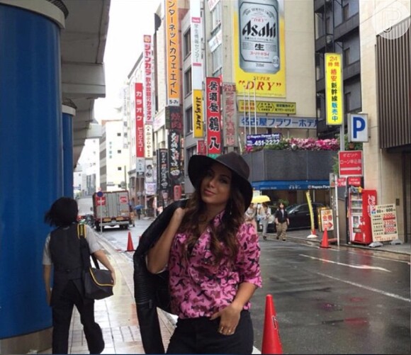 Anitta se apresentou recentemente no Japão