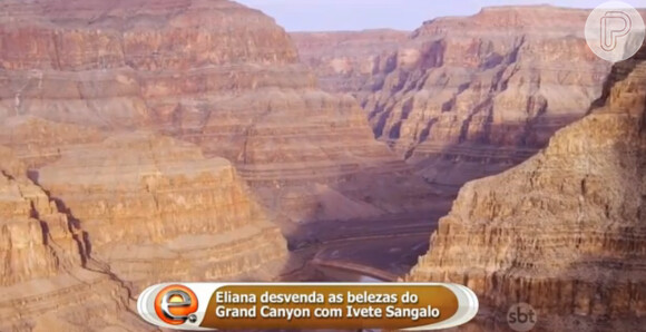 Grand Canyon visto do helicóptero de Ivete Sangalo e Eliana