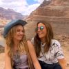 Ivete Sangalo e Eliana posam para foto em Grand Canyon