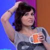 Monica Iozzi costuma fazer caras e bocas no 'Vídeo Show'