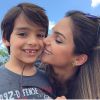 Carol Celico usou sua conta no Intagram para parabenizar o filho Luca que fez 7 anos nesta quarta-feira, 10 de junho de 2015