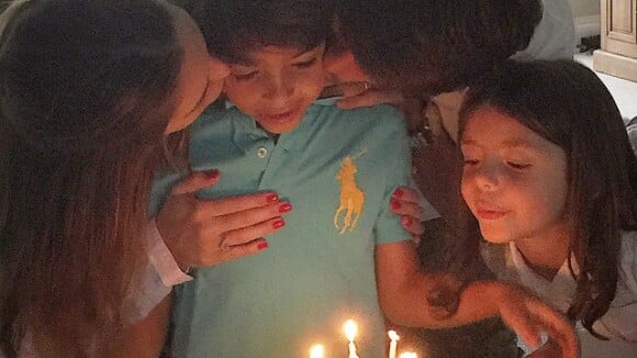 Carol Celico e Kaká celebram aniversário de 7 anos do filho Luca: 'Dia de festa'