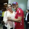 Joana Prado revela que, próximo a uma disputa, não consegue ficar pero do marido, Vitor Belfort