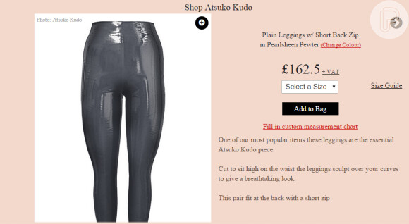 Calça skinny usada por Kim Kardashian está disponível para venda no site de Atsuko Kudo