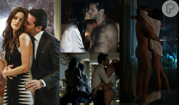 Rodrigo Lombardi e Alessandra Ambrósio protagonizaram cenas de sexo na estreia de 'Verdades Secretas'