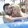 Antonia Fontenelle e Jonathan Costa viajam para Fortaleza e aproveitam Dia dos Namorados juntinhos em parque aquático
