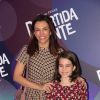 Fernanda Lima leva os filhos à pré-estreia do filme 'Divertida Mente', no Rio, neste domingo, 14 de junho de 2015