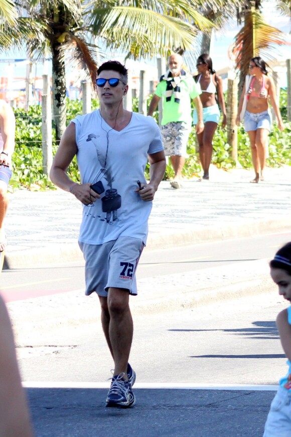 Reynaldo Giannecchini estava se exercitando na orla de praia de Ipanema, no Rio de Janeiro