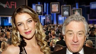 Luana Piovani posa com Robert de Niro em evento em Los Angeles
