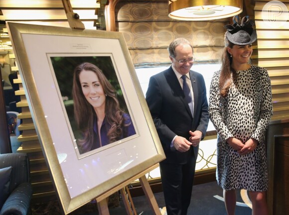 O navio cruzeiro recebeu o nome de Princess, em homenagem a Kate Middleton