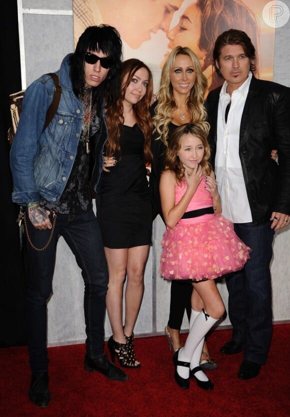 Billy Ray Cyrus e Tish Cyrus, pais de Miley Cyrus, têm cinco filhos