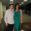 Claudia Raia e o namorado, Jarbas Homem de Melo, estiveram presentes no Plenário Paulo Kobayashi, na Assembleia Legislativa de São Paulo, na noite dessa sexta-feira (14)
 