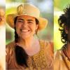Candinho (José Loreto), Dadá (Renata Roberta) e Lino (José Henrique Ligabue) estão em busca da mãe, Maria Adília, em 'Flor do Caribe'