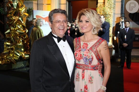 Marcos Paulo e sua esposa Antonia Fontenelle em evento