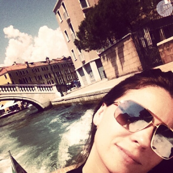 Giovanna Antonelli estava ansiosa pela viagem a Veneza: 'Finalmente'