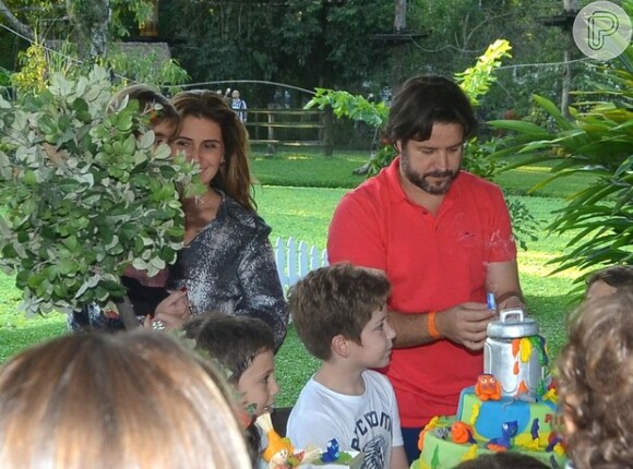 Murilo Benício e Giovanna Antonelli comemoram 8 ano de Pietro