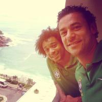 Fred posta foto em hotel no Rio, onde Brasil joga contra Espanha no domingo