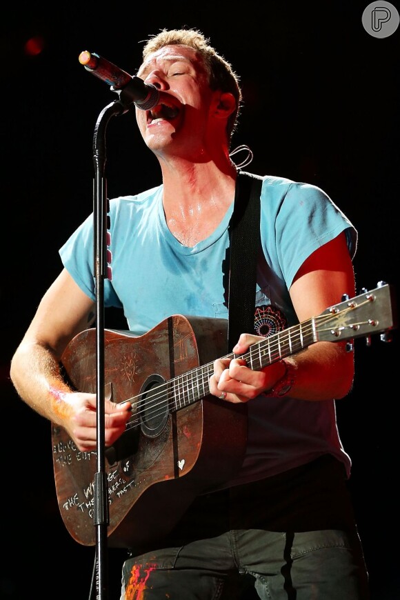 Chris Martin é vocalista e líder da banda britânica 'Coldplay'