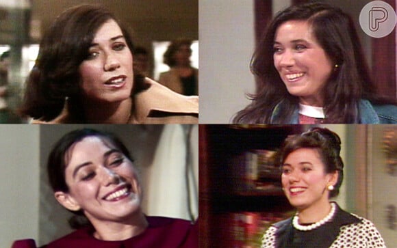 A atriz estreou na TV na novela 'Os Adolescentes', da TV Bandeirantes, em 1981