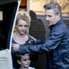 Britney Spears sai para tomar café da manhã com os filhos, Sean e Jayden, e o noivo, Jason Trawick, em 9 de dezembro de 2012