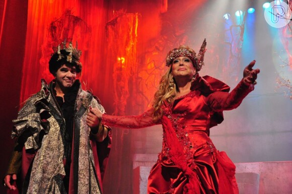 Susana Vieira interpretou Lady Macbeth no teatro, no seriado 'Lara com Z'