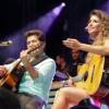 Paula Fernandes e Daniel dividiram o palco pela primeira vez durante show do cantor em Porto Alegre, no Rio Grande do Sul