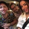 Anitta sai para jantar com Paulo Gustavo e o namorado, Thales Bretas, no Rio, nesta quarta-feira, 9 de setembro de 2015