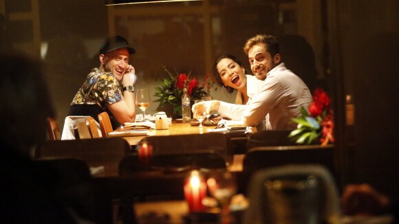Paulo Gustavo sai para jantar com o namorado e Anitta no Rio: 'Noite deliciosa'