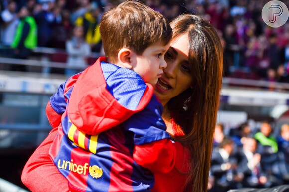 Lionel Messi é casado com Antonella Roccuzzo há um pouco mais de três anos e Mateo é o segundo filho do casal