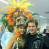 Joelma e Chimbinha no show de abertura Rio+20, em 2012