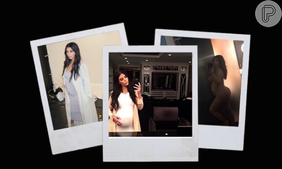 Socialite publicou montagem com fotos de sua barriga: 'Realmente cresceu'